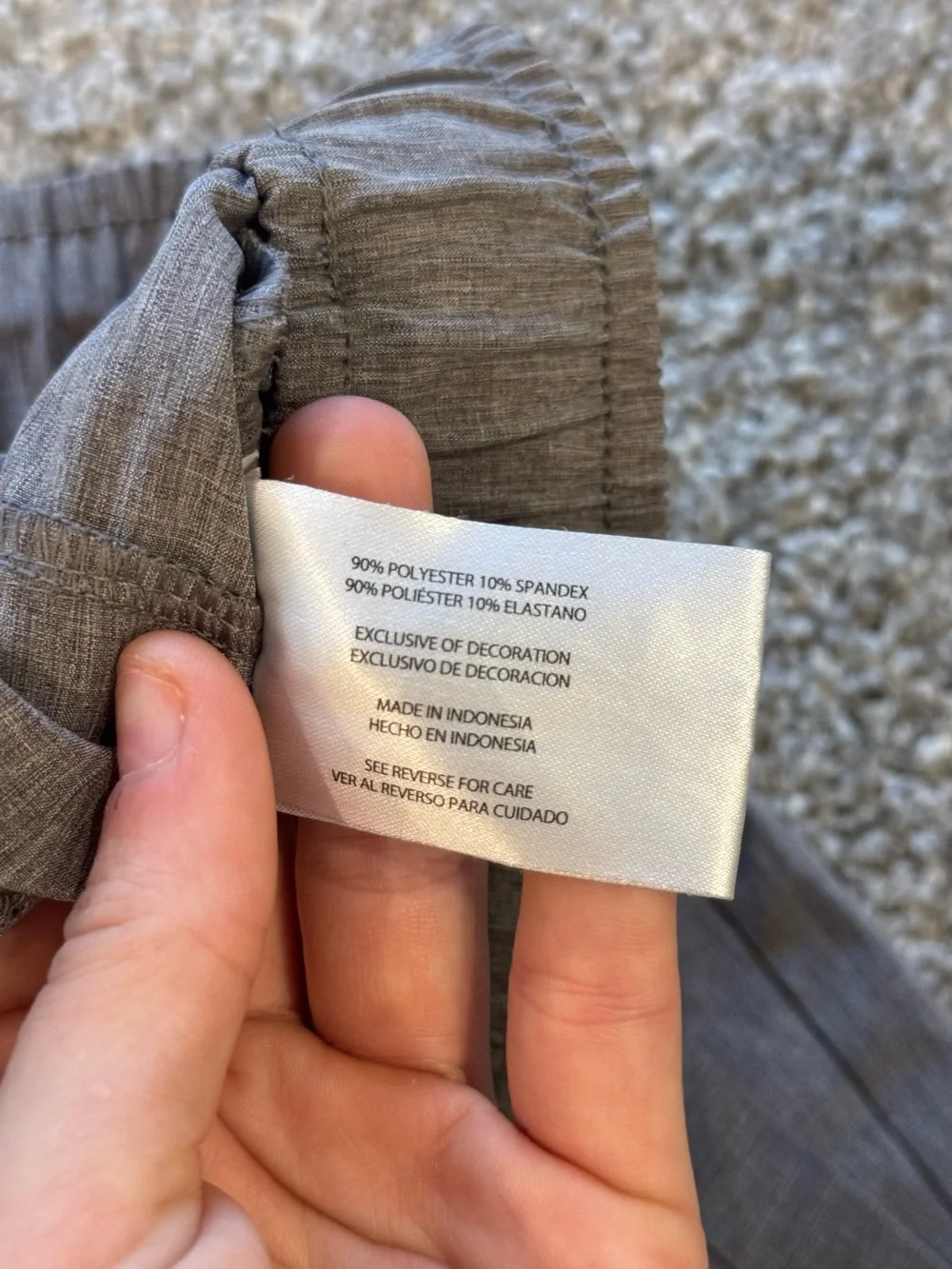 Eddie Bauer Men’s Gray Brown Athletic Drawstring Shorts